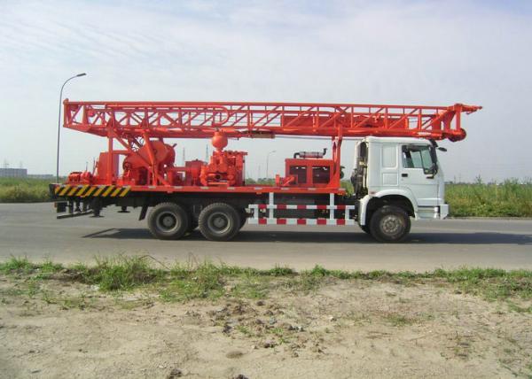 450M TRUCK DRILLING RIG TOP HEAD DRIVE DTH AND MUD HIGH TORQUE, SIMPLE AND
