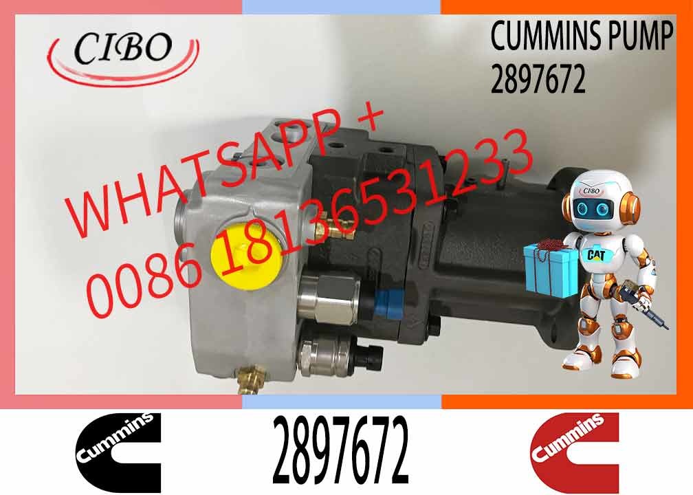 Factory price QSK23 engine fuel pump excavator parts 2897672 fuel injection pump for excavator accessory