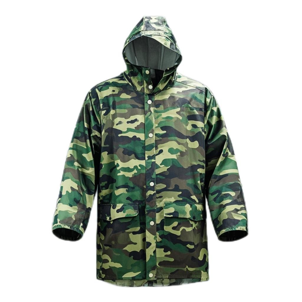 Polyester Tactical Training Security Guard Raincoat Waterproof For Men
