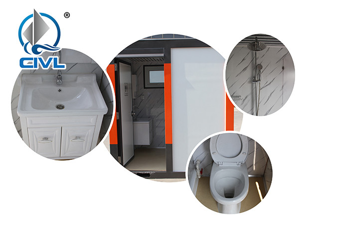 Mobile Toilet With Washroom Container House With Toliet Basin Shower With Good Price