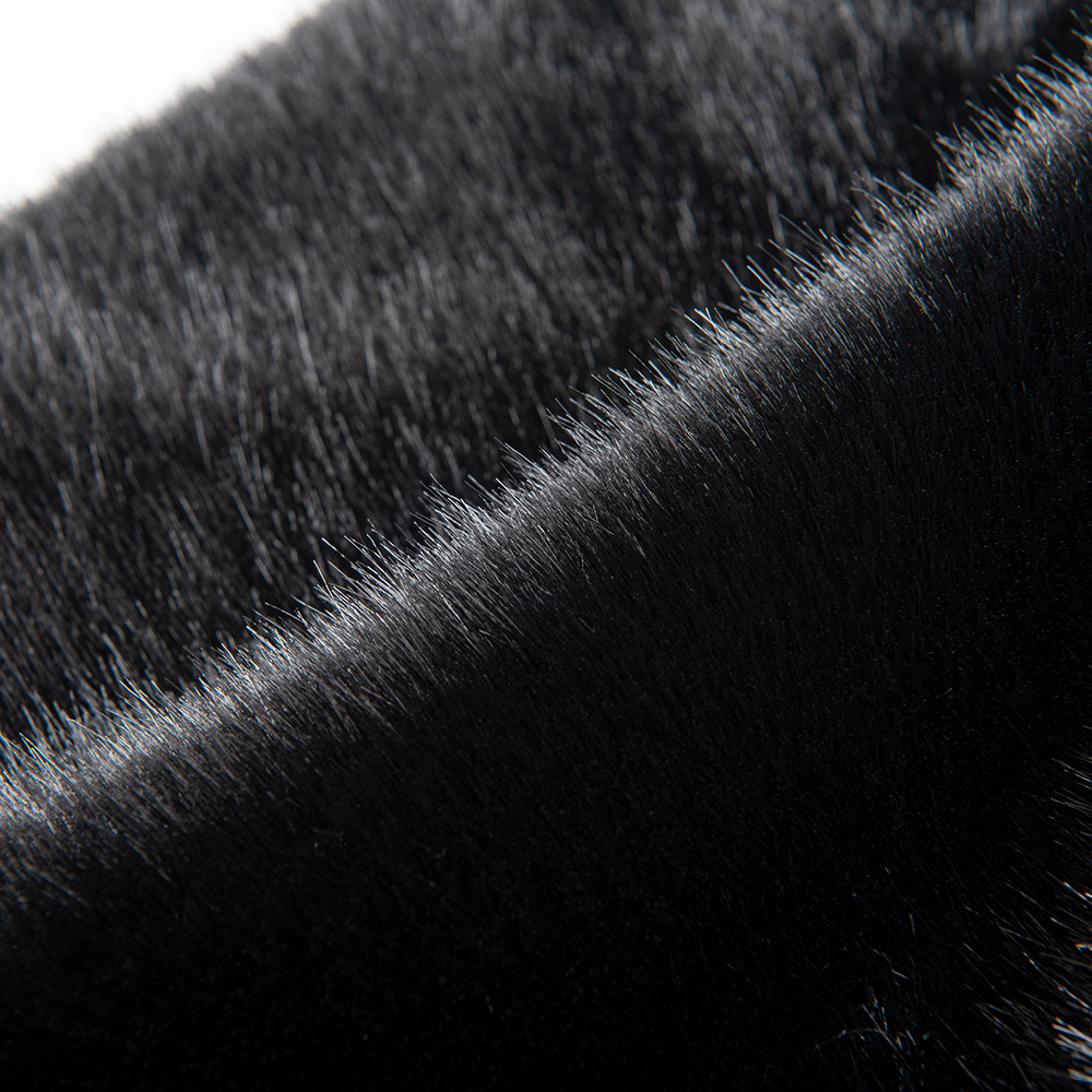 Tricot Knitted Fox Fur Fabric Perfect for Hood Scarves and Winter Ponchos in Any Color