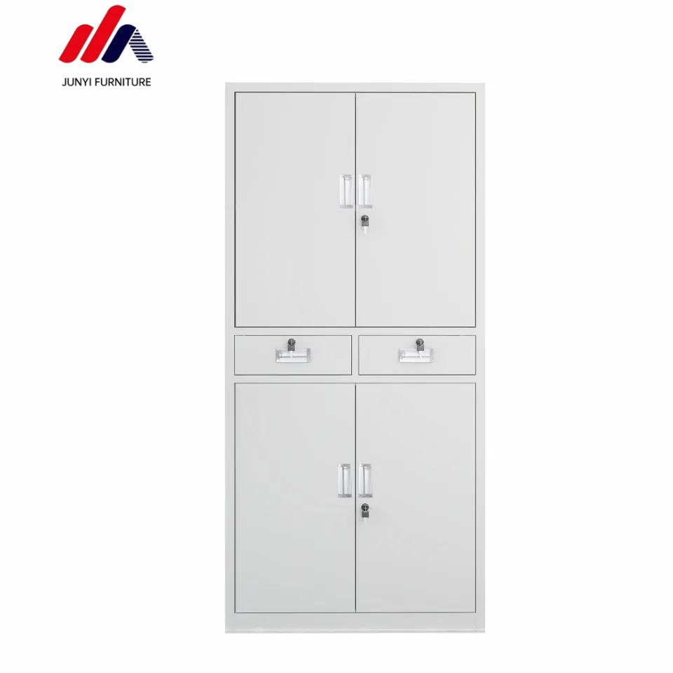 0.5-1.2mm Thickness Modern Office Steel Filing Cabinet with Stainless Steel