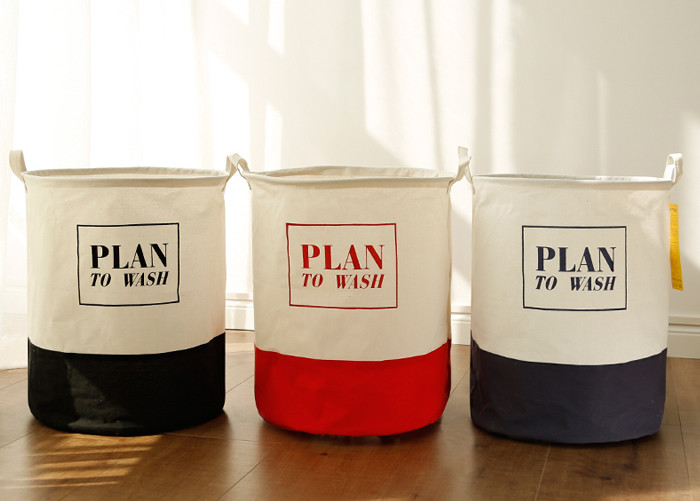 Toy storage bag Foldable washing laundry clothes basket large box customizable colors plan facility