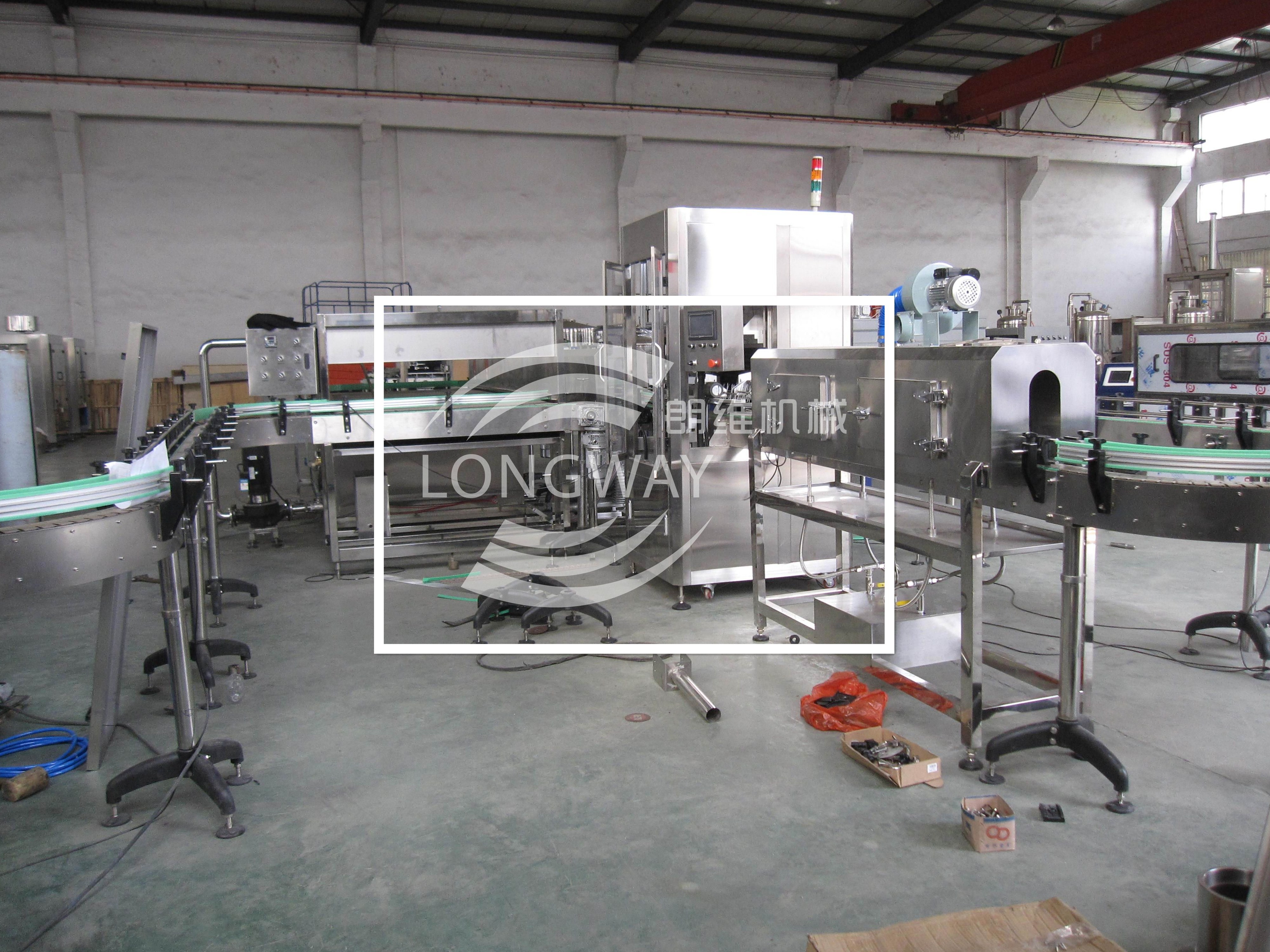 High Speed Automatic 3 In 1 Aerated Beverage/Soft Drink Production Line
