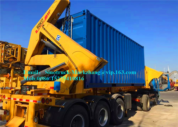 SINOTRUCK Port Handling Equipments Side Loader Container Truck Wireless Control