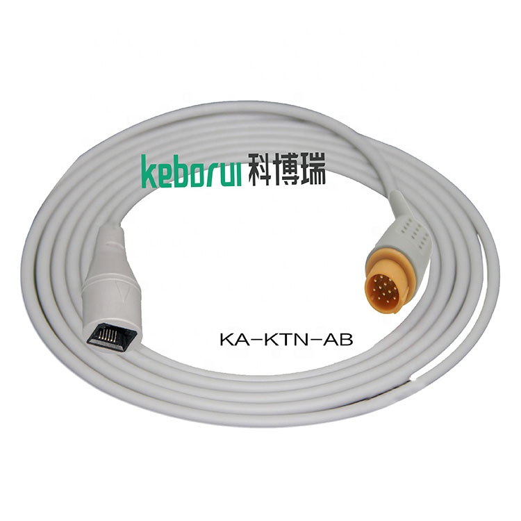 IBP adapter cable compatible for Kontron monitor to Abbott transducer