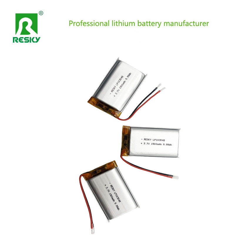 Lithium Polymer Battery Cell 3.7V 1500mAh 103048 For Digital Device