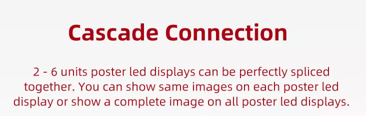 Hd Advertising High Brightness Poster Led Screen Vertical Digital Signage Display