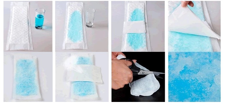 Waterproof PE Backsheet Anion Chip Ladies Sanitary Pads