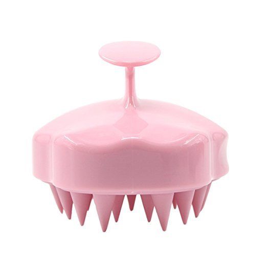 Handy Personal Massager Scalp Scrubber Shampoo Brush Nano Silver Head