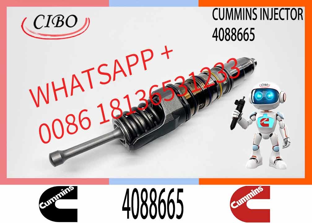 Diesel Fuel Injector Common Rail Injector 4061851 4088327 4088665 3411753 3095040 M11CUM-MINS 3080429 3411756 4061851 40