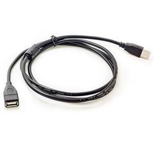  High Speed Black USB 2.0 Extender Cable 1.5m A Male To A Female USB Cable Manufactures