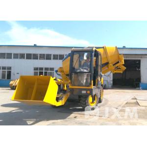 Compact Self Loading Mobile Concrete Mixer 3.5 Cubic Meters Mobile Cement Mixer