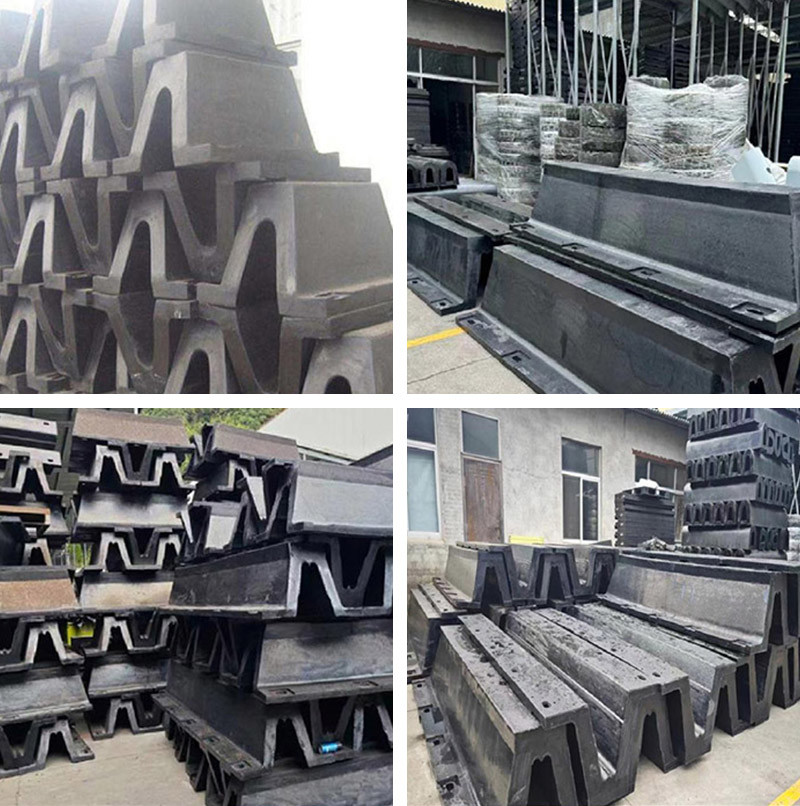 Superior Impact Absorption Dock Rubber Fender UV Oil Resistant Easy Installation