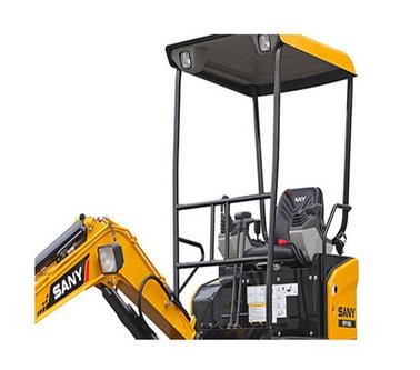 SY16 Lower Fuel Hydraulic Crawler Excavator Wide Applications In Narrow Spaces