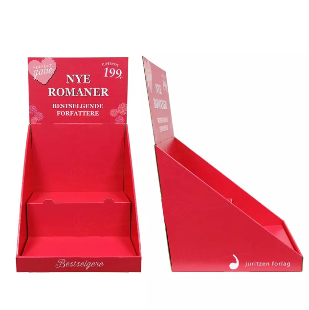 Customized Cardboard Counter Display Stand , Retail Corrugated PDQ Display Box