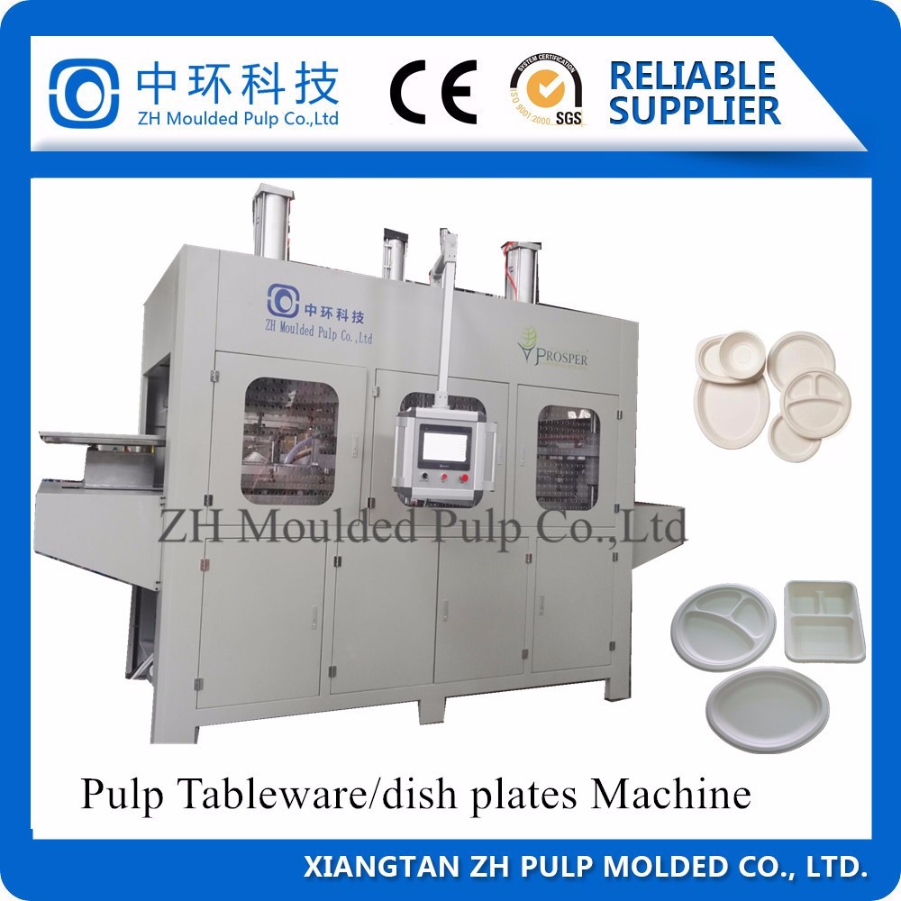 Fully Automatic Pulp Molding Tableware Machine 380v Disposable Tableware Making