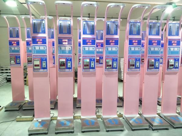 Quality Electronic Body Mass Index Machine , Voice Human Weight Machine 500kg Load Cell for sale