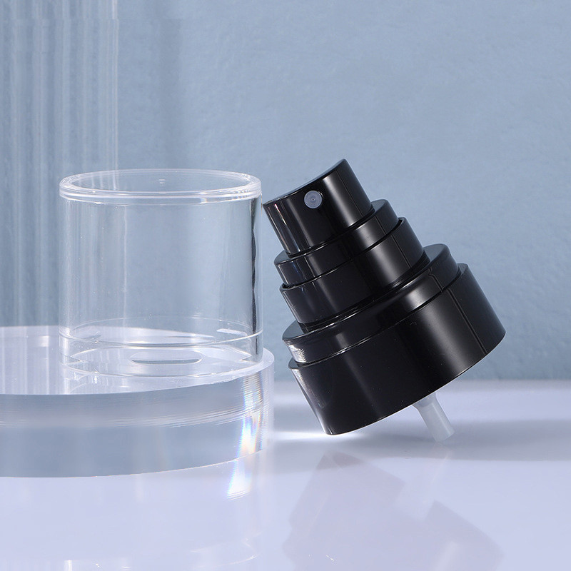 24 Teeth Black Spray Head Cosmetic Makeup Spray Pump Head Plastic Toner Spray Head