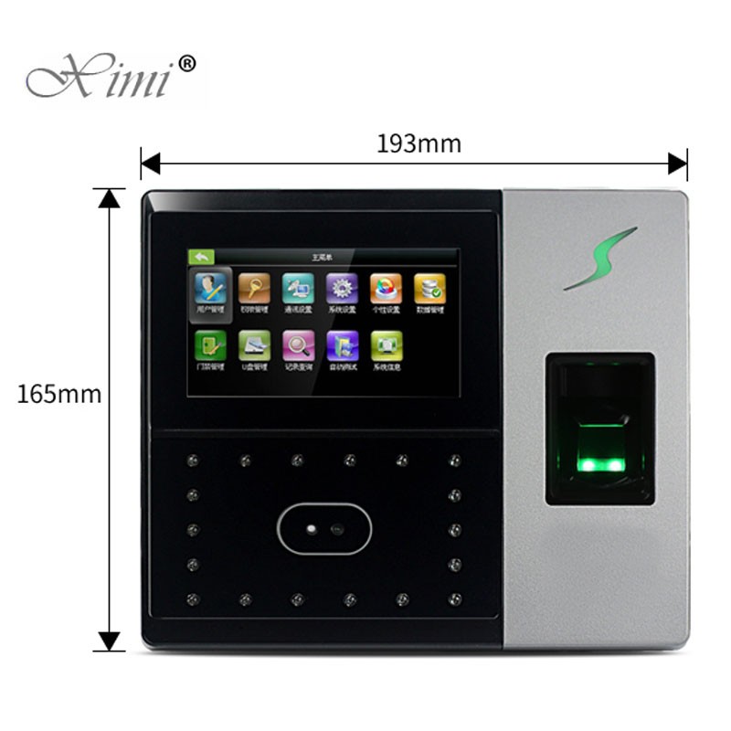 Iface702 Face Time Attendance And Access Control System 13.56MHz Card Biometric Fingerprint Time Recorder Employees Attendance
