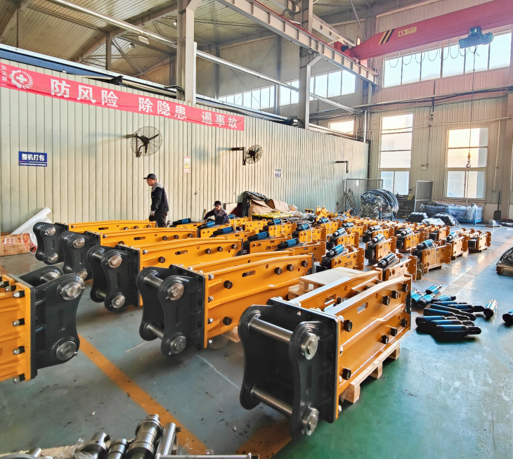 Excavators HP40 Tower Type Hydraulic Breaker And Rock Hammer