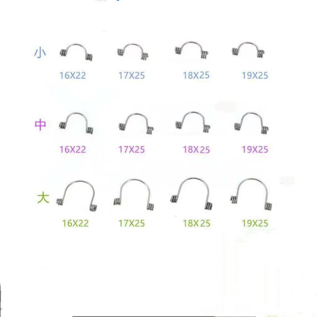 16*22 S/M/L 17*25 S/M/L 19*25 S/M/L Dental Orthodontic Torque Spring for Class II Instrument Classification