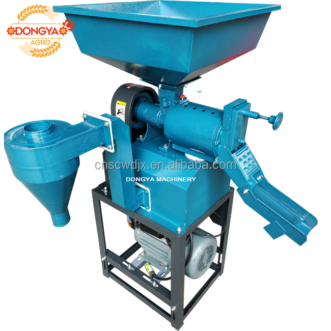 DONGYA AGRO 6N50 350KG PER HOUR MINI RICE MILL MACHINE 4HP