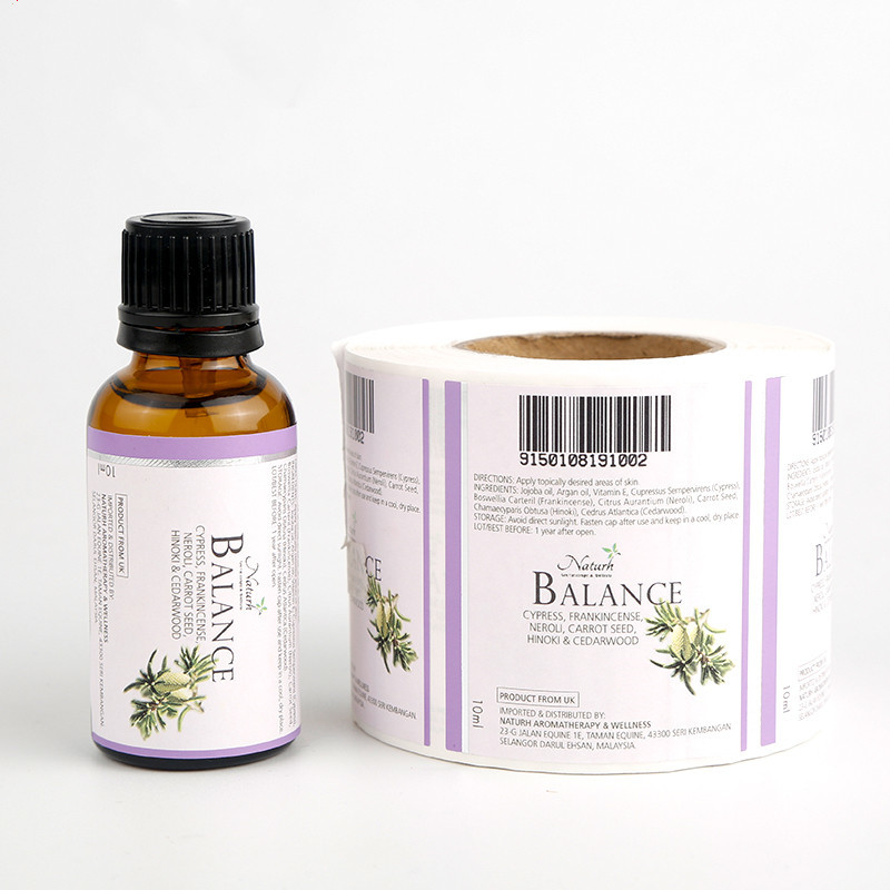 Gold Foil Printing Storage Jar Labels , PET Self Adhesive Labels
