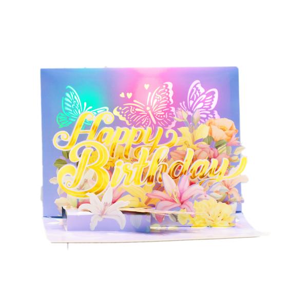 Quality Customized 3D Pop Up Greeting Card Accepted OEM Service for Standard Occasion for sale