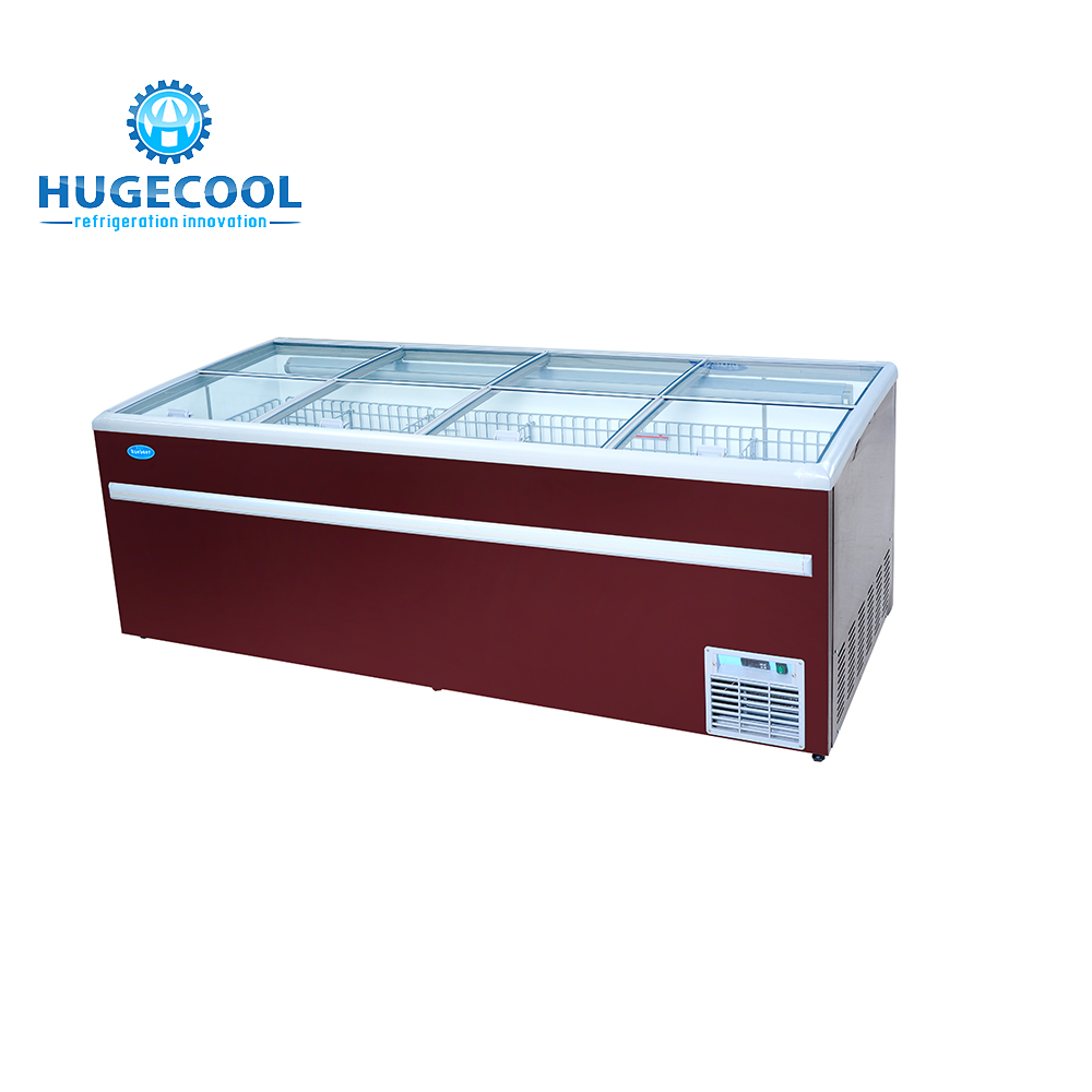 Air Cooled Convenience Store Fridge Customized Size With Two / Three Doors
