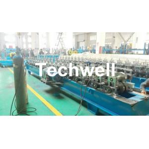 Hat Channel Cold Roll Forming Machine With Hydraulic Cutting Type & PLC