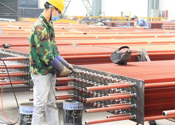 Seamless Pipes Boiler Economizer / Economiser In Thermal Power Plant Anti