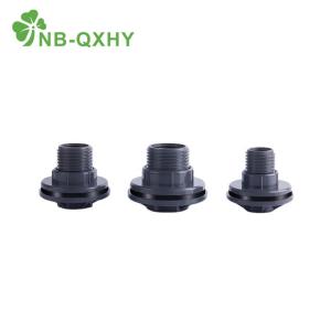 Water Supply PVC BSPT Thread Tank Connector Coupling with External Thread