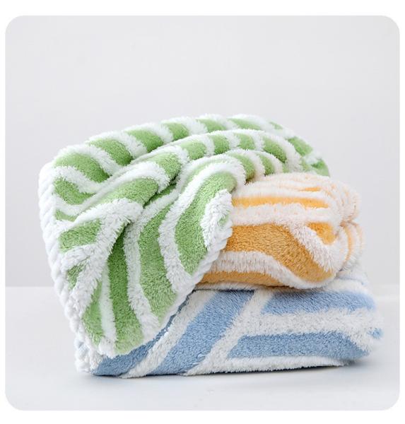 Thickened Woven Sustainable Jacquard Coral Fleece Dishcloth Microfiber Cleaning