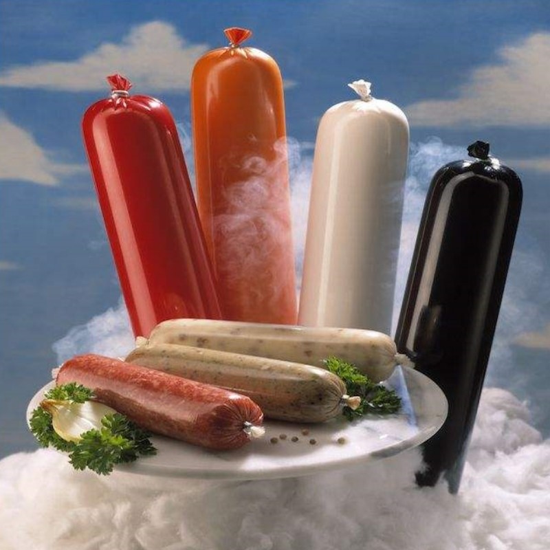 30-350mm Flat Width PVDC Plastic Sausage Casing Film Heat Resistant Up To 90C For Sausage Packaging