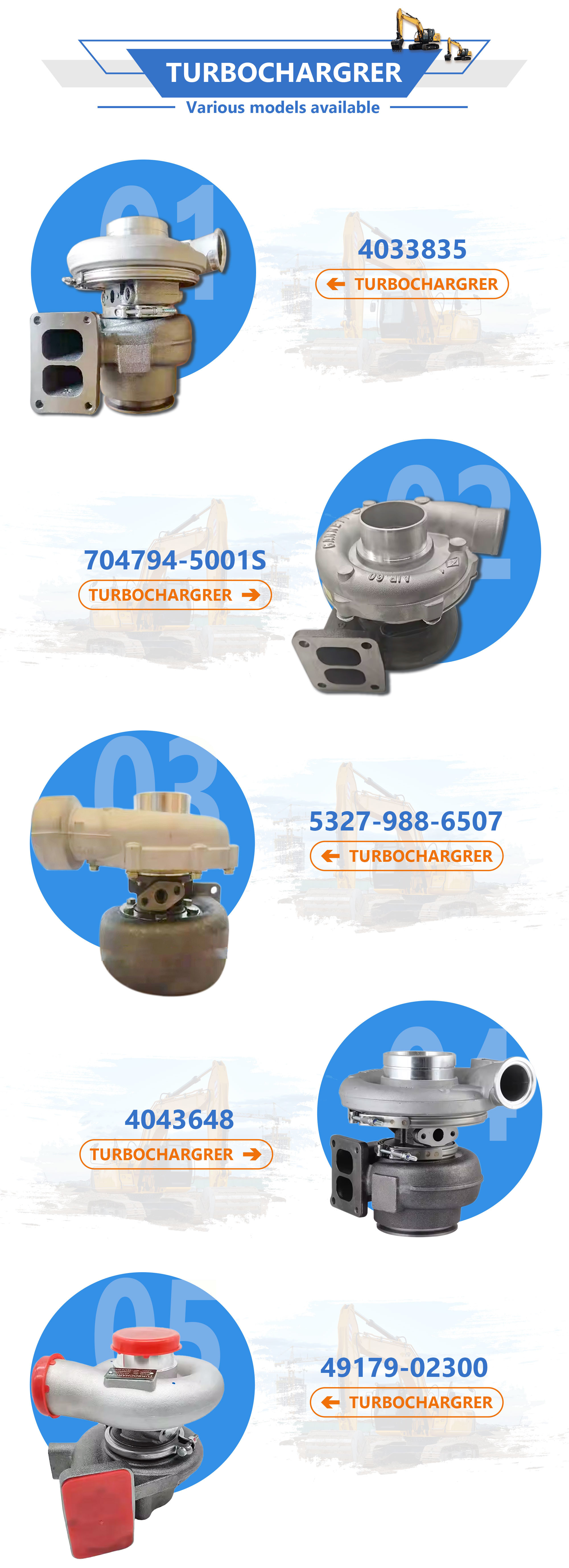 C18 Turbocharger 359-5392 Turbo 3595392 Parts