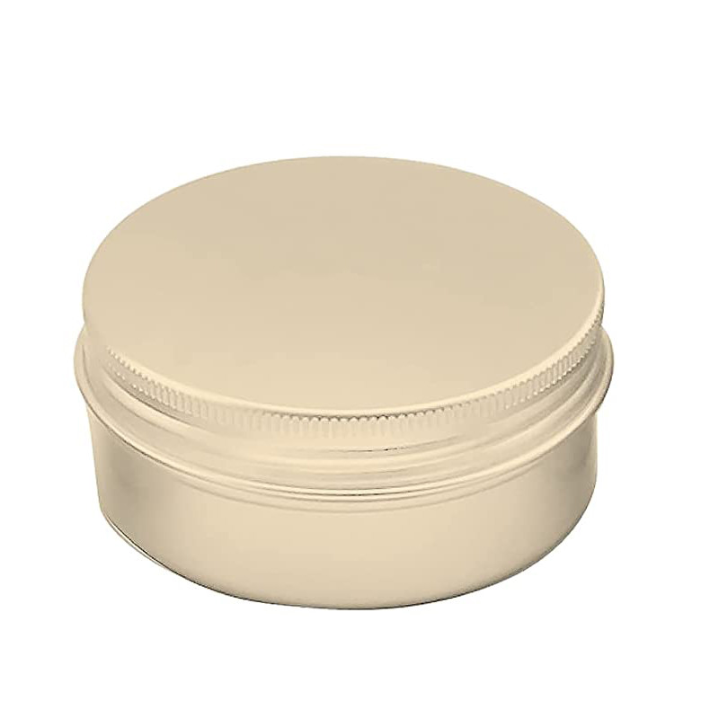 Square Snap Lid Tin Aluminum Jar Cosmetic Candle Packaging Box