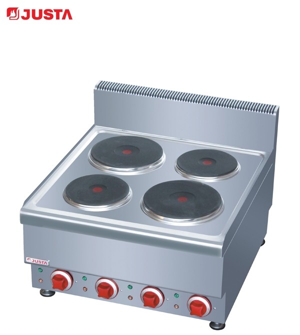 JUSTA Counter-Top Electric Hot-plate Cooker Kitchen Equipment 600*650*475mm