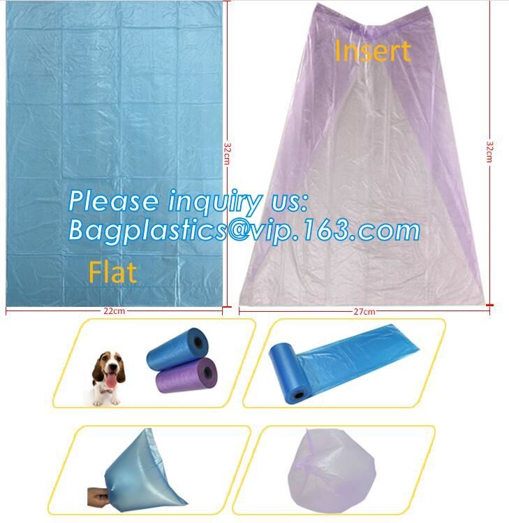 plastic t-shirt shape bag/ diaper sack bag with powder scent, biodegradable custom baby disposable diaper nappy bag, pac