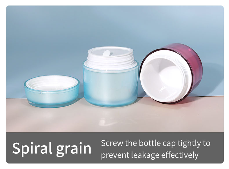 Packaging 80G Colorful Custom Jar Cosmetic Container for Skincare from Junjie Packaging