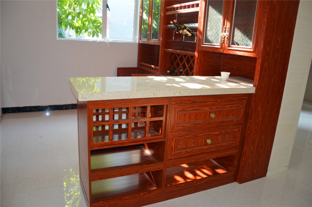 Luxury Aluminum Storage Cabinet Household Wine Cabinet