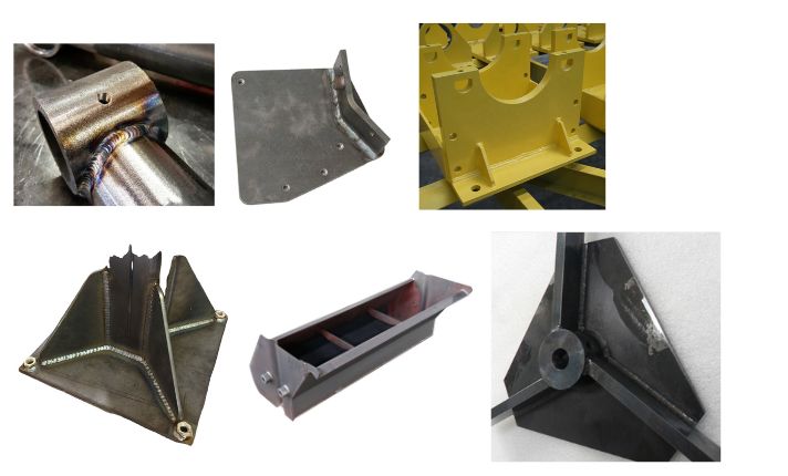 Galvanized Custom Sheet Metal Stainless Steel Structure Tube Frame
