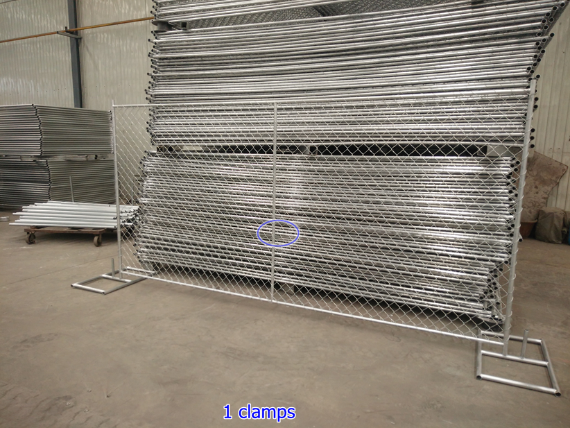 Standard Size Good Sale Chain Link Temporary Fence Manufacturer