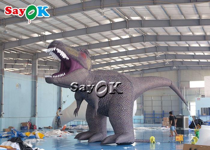 5m 16ft Giant Inflatable Dinosaur Model For Halloween Exhibition