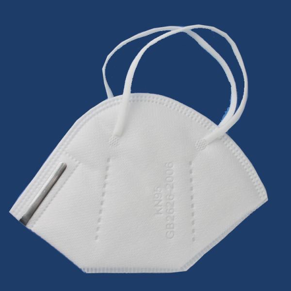 Four Layer 3D N95 Face Mask High Bacteria Filtration Efficiency For Personal