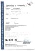 HX DRONE Technology Co., LTD Certifications