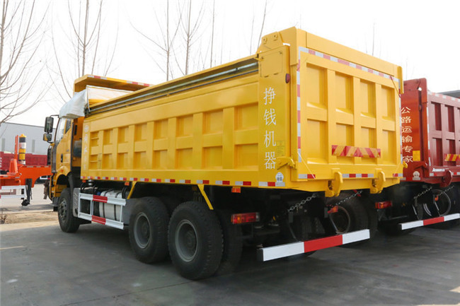 J6P Series Euro 3 Mining Dump Truck Manual Operation Diesel Fuel Type