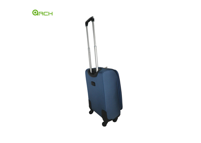 600D Polyester Soft Sided Luggage with One Front Pocket and Internal Trolley System