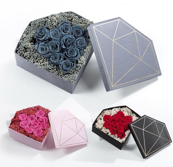 Coated Paper Cardboard Love Heart Boxes Bulk Gift Packaging ODM