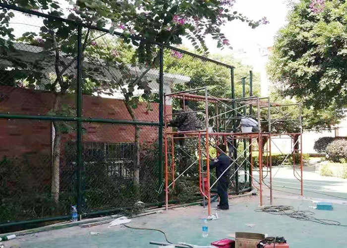 Temporary TFT Heavy Duty Chain Link Fence Iron Galvanized Black Powder Coated